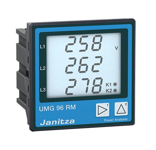 Janitza Electronic Netzanalysator 90-277VAC, 90-250VDC UMG 96RM-P #5222064
