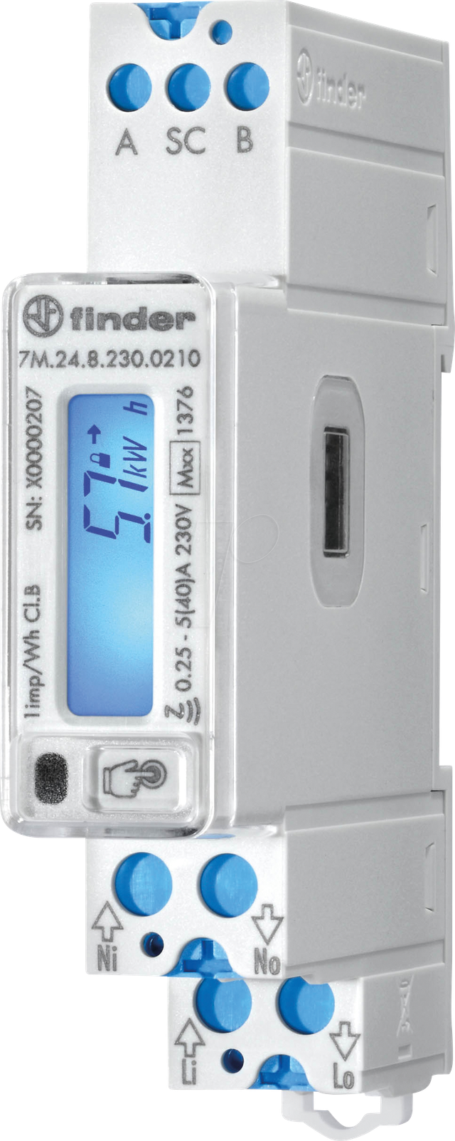 Finder Energiezähler 7M.24.8.230.0210