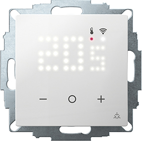 Eberle Controls UP-Thermostat Smart Home fähig UTE3800U-RAL9016-G55