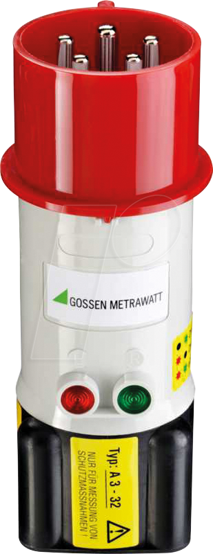Gossen Metrawatt Drehstrom-Adapter für Prüfgeräte A3-32
