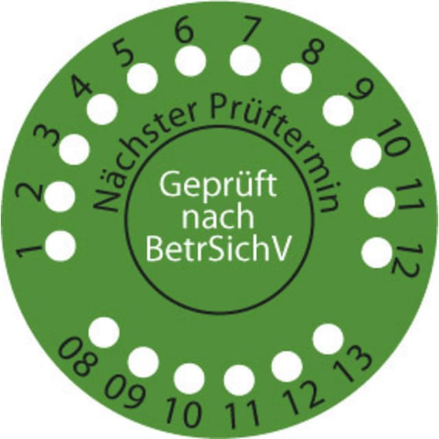 Fluke Geräteaufkleber f.Gutbewertung PASS 560R-02 (VE500)