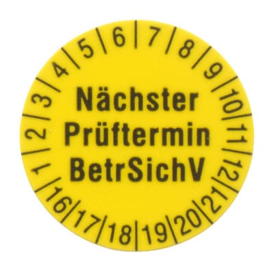 Beha-Amprobe Prüfetiketten 15mm FTC00001238D(VE250)