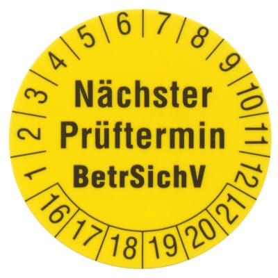 Beha-Amprobe Prüfetiketten 30mm FTC00001239D(VE250)