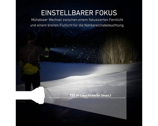 LED LENSER® Taschenlampe P18R Work