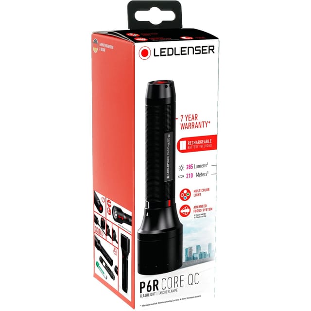 LED LENSER® Taschenlampe P6R Core QC_BlackBox QC