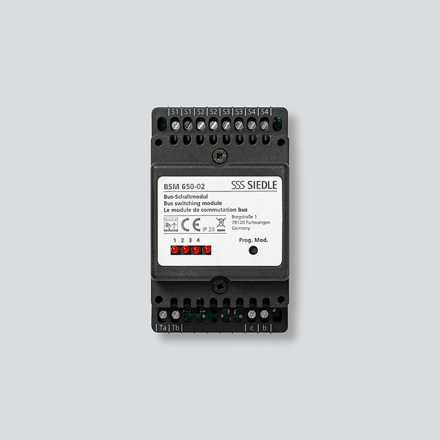 Siedle&amp;Söhne Bus-Schaltmodul f.YR-System-Bus BSM 650-02