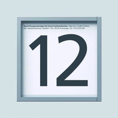Siedle&amp;Söhne Info-Modul si/met IM 612-0 SM