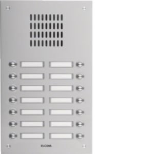 Elcom UP-Türstation 14Tast.2-reih.eds mt TVG-14/2 eds