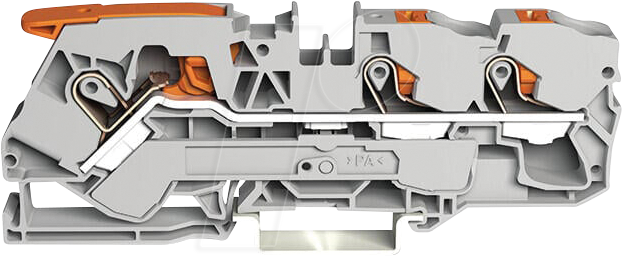 WAGO GmbH &amp; Co. KG Durchgangsklemme 3-Leiter, 10 qmm, gr 2110-5301