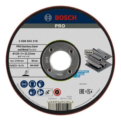 Bosch Power Tools PRO Semi-Flexible Schleifscheibe 125 x 2608602218