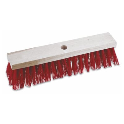 Cimco Werkzeuge Straßenbesen ohne Stiel Farbe rot, 400mm 143024