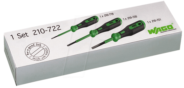 WAGO GmbH &amp; Co. KG Schraubendreher-Set mit Isolierschutz 210-722
