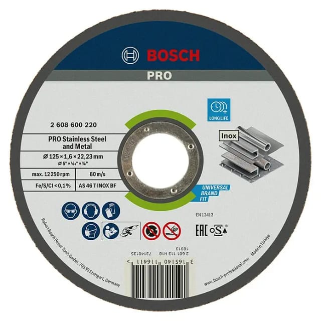 Bosch Power Tools PRO Stainless Steel and Metal Trennscheibe 2608600220