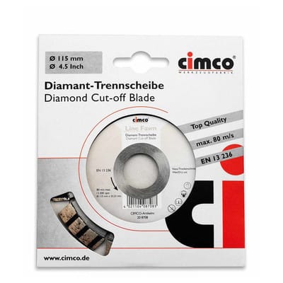 Cimco Werkzeuge Diamanttrennscheibe D=125mm 208710
