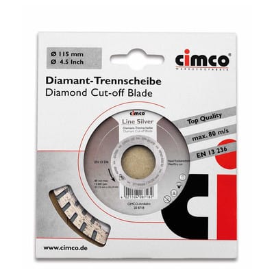 Cimco Werkzeuge Diamanttrennscheibe D=125mm 208720