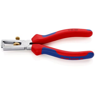 Knipex-Werk Abisolierzange verchromt, 160mm 11 05 160