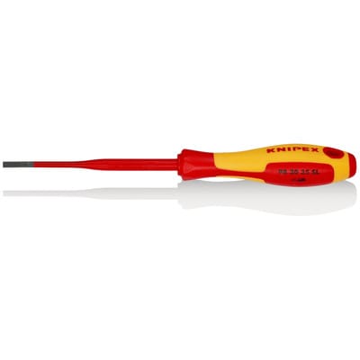 Knipex-Werk Schraubendreher Slim f.Schlitzschr. 202mm 98 20 35 SL