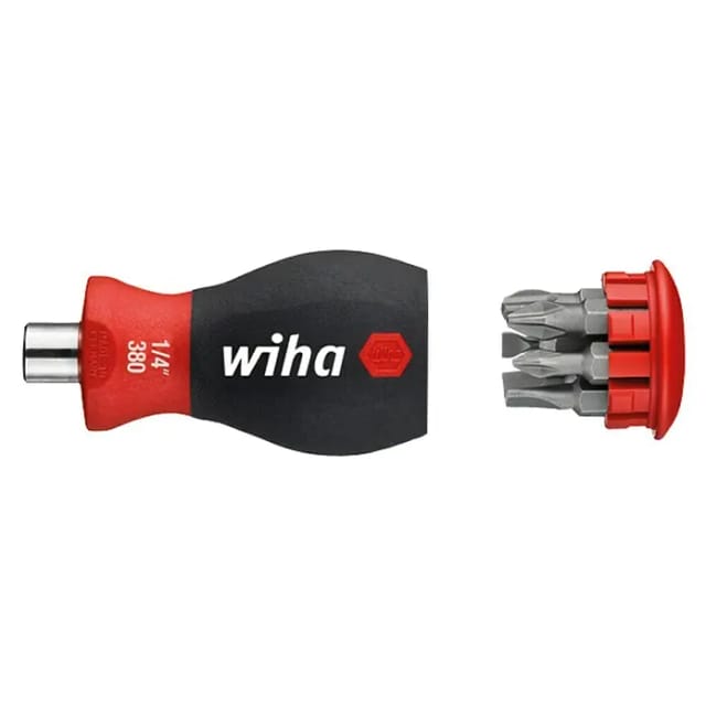Wiha Magazin-Bithalter Stubby magnet., 1/4 Zoll SB380101