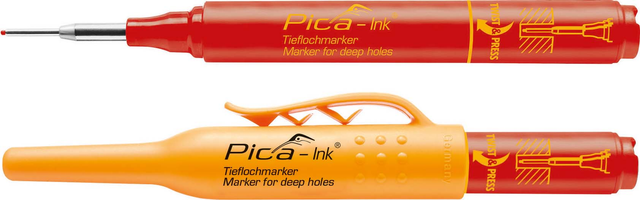 Cimco Werkzeuge INK Tieflochmarker rot 21 2187