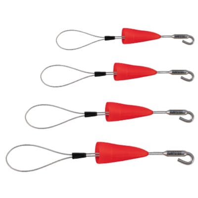 Runpotec Kabelziehschlaufe 4er-Set mit Haken 10159