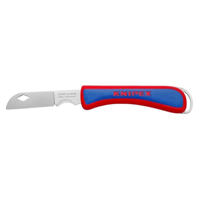 Knipex-Werk Elektriker Kabelmesser 190mm, 80mm Klinge 16 20 50 SB