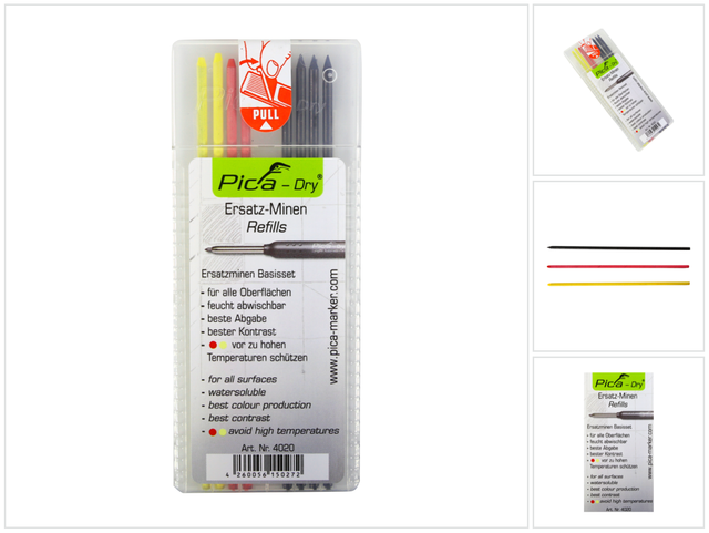Pica-Marker DRY Minen-Set Basis 4020 (VE8)