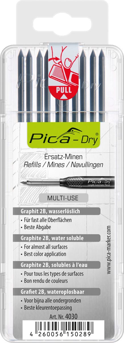 Pica-Marker DRY Minen-Set graphit 4030 (VE10)