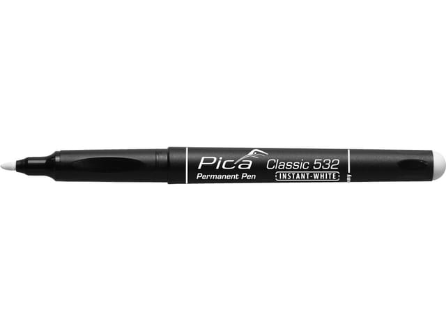 Pica-Marker Permanent Pen 1-2mm, INSTANT WHITE 532/52
