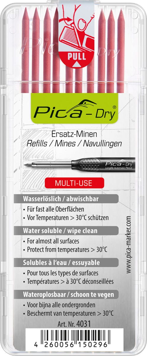 Pica-Marker Minen-Set rot 4031
