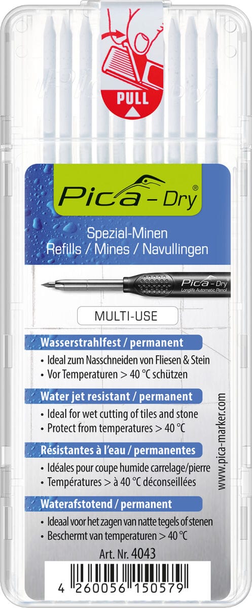 Pica-Marker Minen-Set weiss 4043