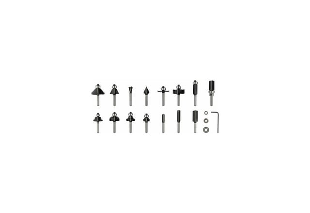 Bosch Power Tools PRO Nutfräser-Set, gemischt Schaft 6 mm 2607017471