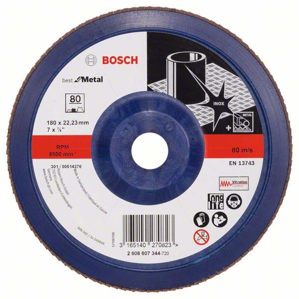 Bosch Power Tools PRO X571 Fächerschleifscheibe 2608607344