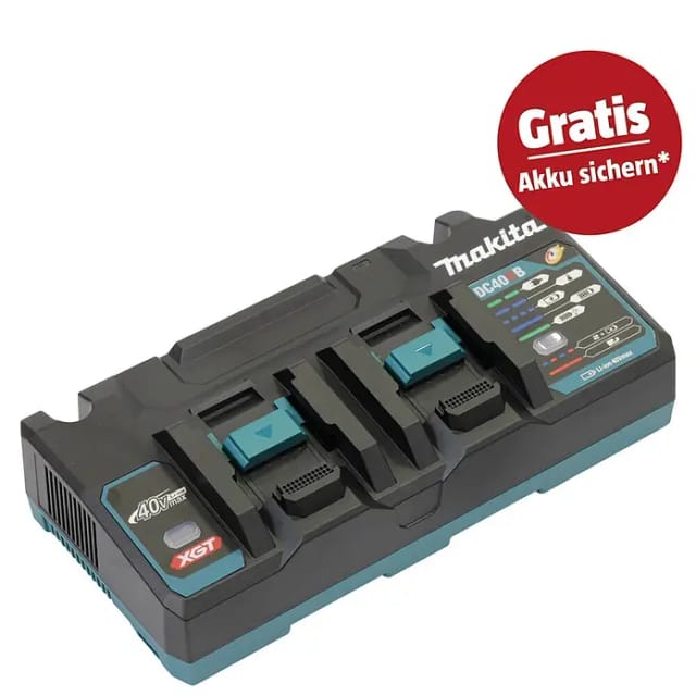 Makita Ladegerät DC40RB 2-fach 191N09-8