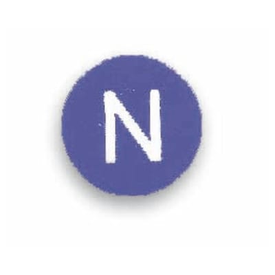 Cimco Werkzeuge Leiterkennzeichnung Neutrall. N, blau 182626