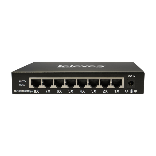 Televes Ethernet Switch L2 8x10/100/1000Mbps SWUM-1000-8