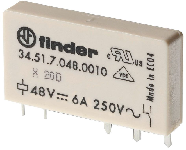 Finder Relais 1W, 6A 34.51.7.012.0000