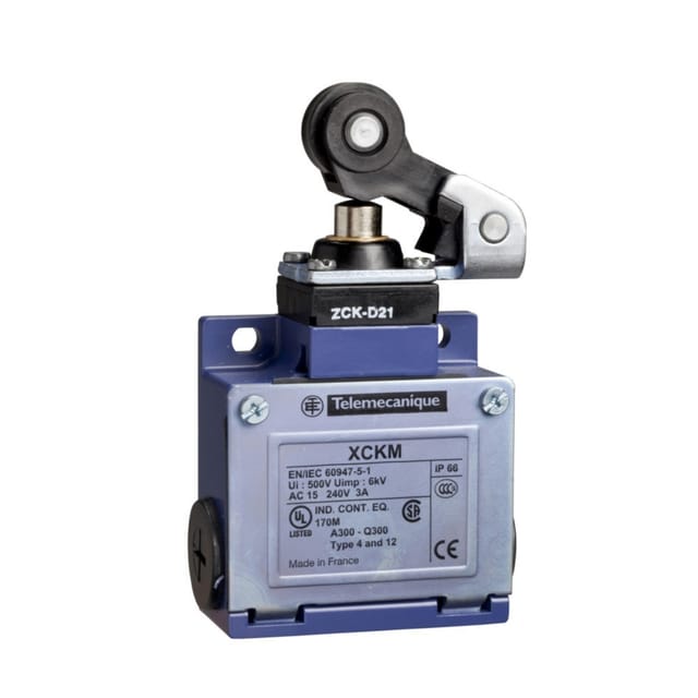 Telemechanique Sensors Positionsschalter IP66 K,ÖS m.Rollenh. XCKM121