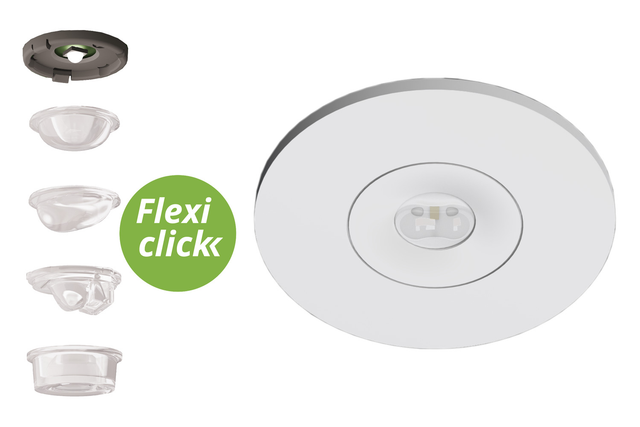 RP-Technik LED-Sicherheitsleuchte Einbau, Linsensystem EERL029ML