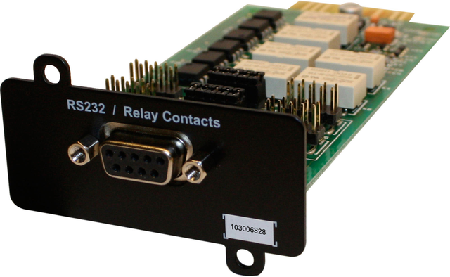 Eaton Management Card Contacts u RS232/Serial Relay-MS