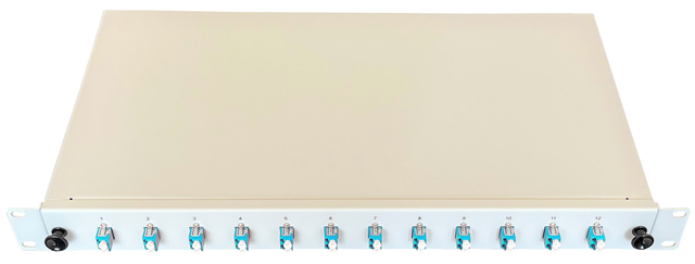 Paschke Spleissbox ausziehbar 19" 12xLCd OM3 AQUA 442405-12SA