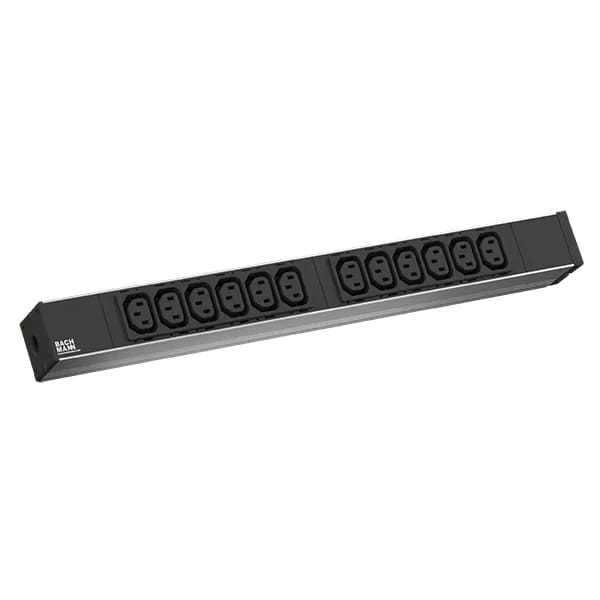 Bachmann 19Zol.Steckdosenleiste 12f 1HE 12-fach IEC 333.616