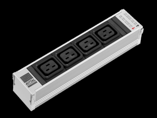 Rittal Einsteckmodul mit LED 4 x IEC C19 DK 7859.130