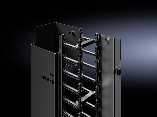 Rittal Kabelkanal für VX IT TE38 HE, RAL 9005 DK 5302.051