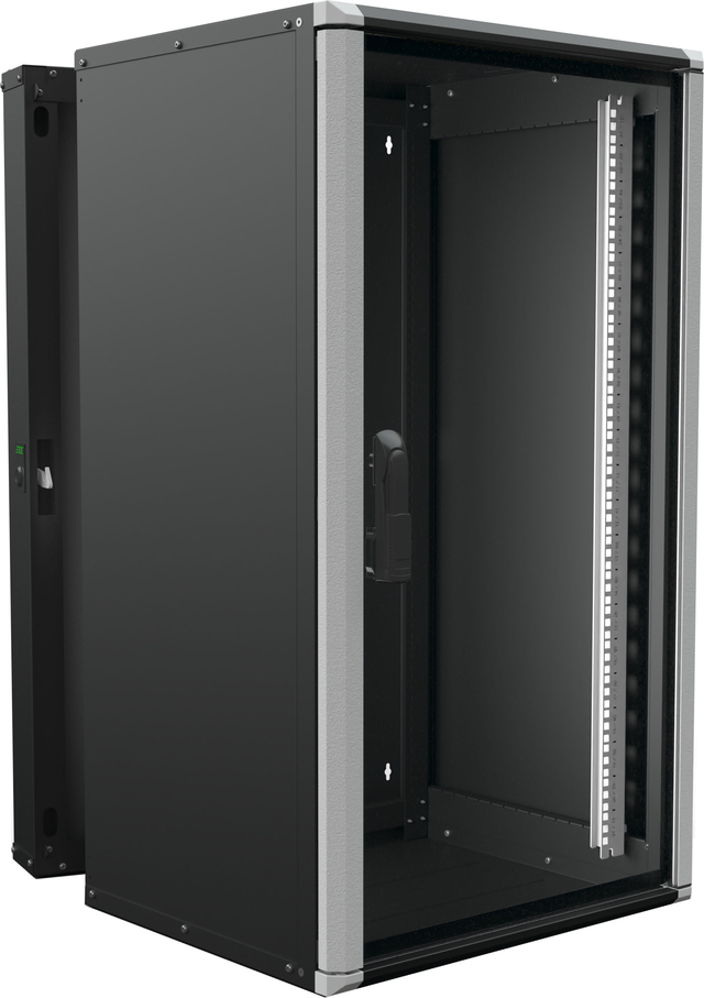 Enoc Wandschrank 21HE 3tlg. sw 19"600x600x1067mm Wr2 21-66-S