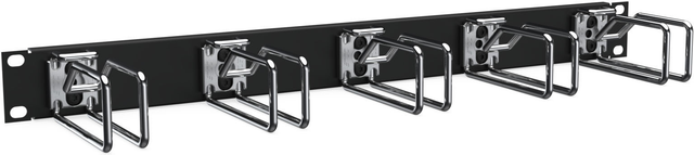 Enoc Querrangierpanel 1 HE, sw/chrom CPM 01-S