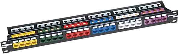 Panduit Patch-Panel 482,6mm (19") 1HE, leer CP24WSBLY