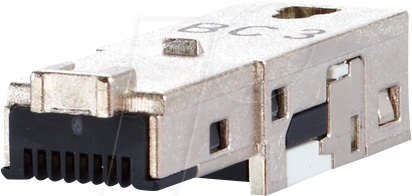 Metz Connect Steckereinsatz,Kat.6 RJ45,AWG26-22,feldko 1401400810-I