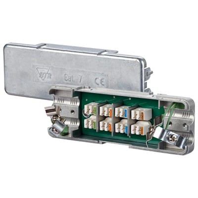 Metz Connect Kabelverbinder Cat.7 Metallgehäuse 130863-E