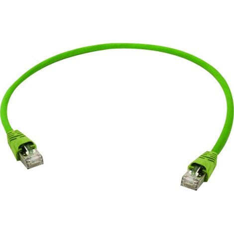 Telegärtner Patchkabel Cat.6A gn 1,0m, S/FTP, PUR 100008002