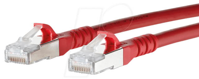 Metz Connect Patchkabel S/FTP rt 0,5m Cat.6A 1308450566-E